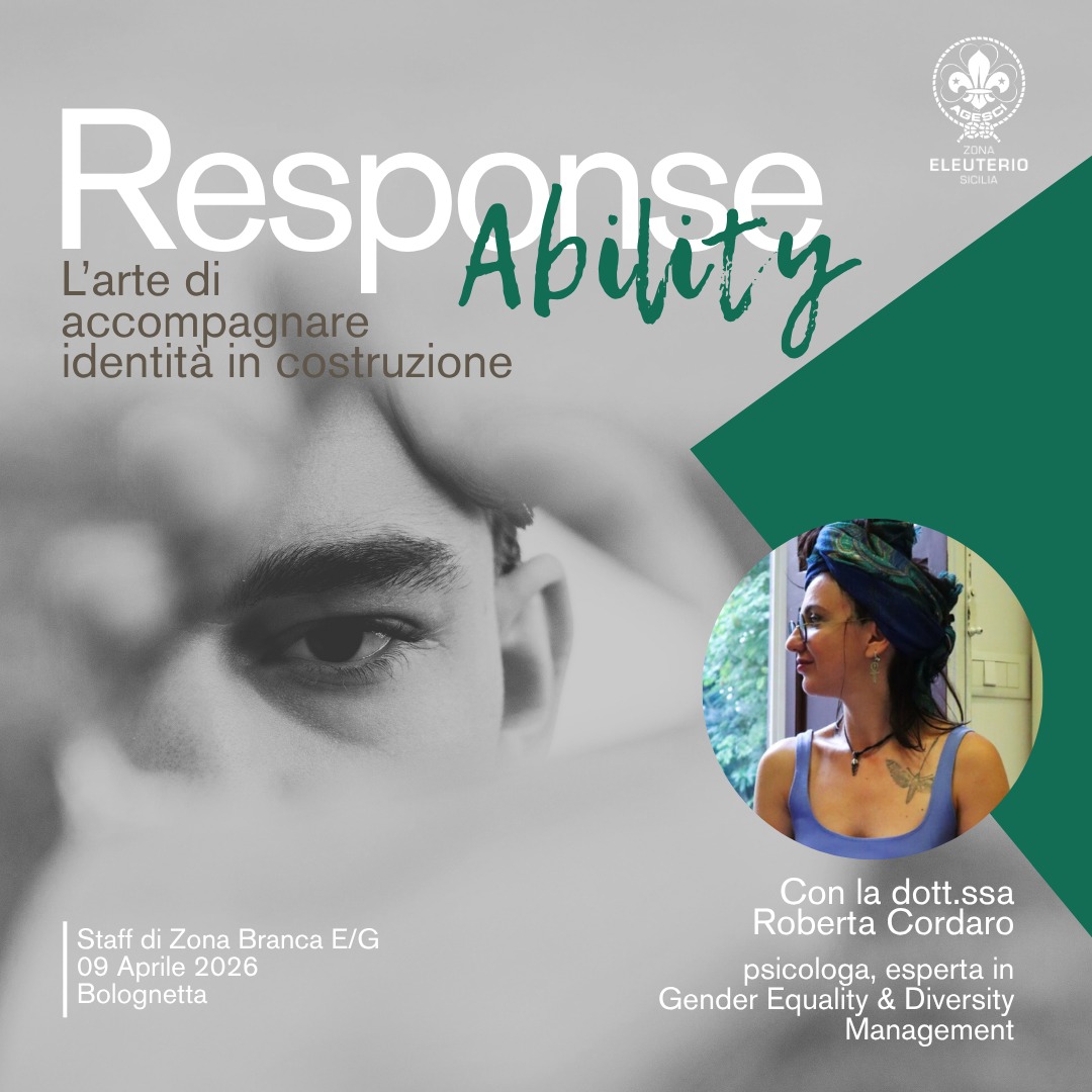 Locandina Response-ability. L'arte di accompagnare identità in costruzione